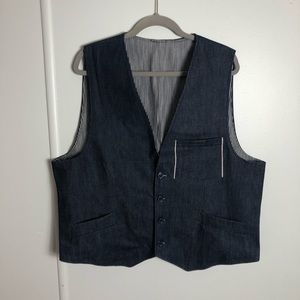 Detroit Denim Jean Vest Amazing Condition